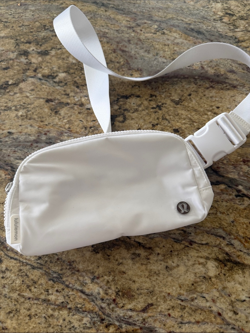 Lululemon White Belt Bag - Sleek Everyday Crossbody
